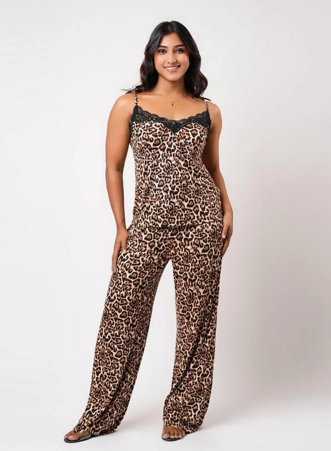 Aadaraya Pyjama Set Camisole Top & Pants